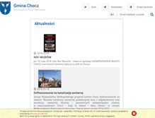 Tablet Screenshot of chocz.pl